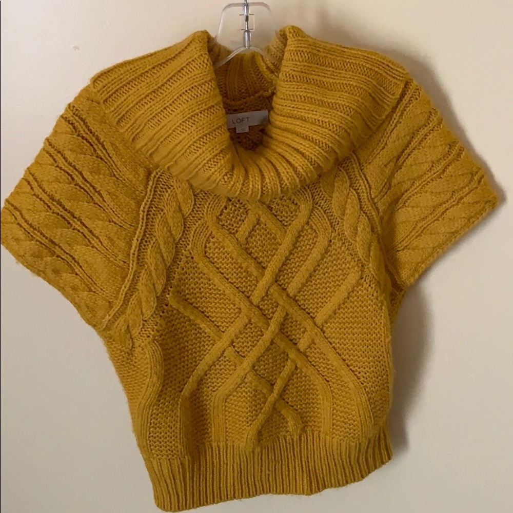 LOFT cowl neck sweater